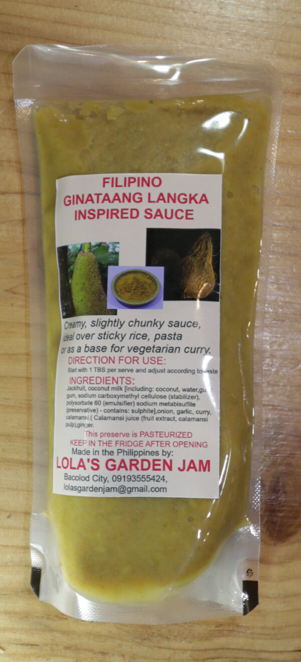 filipino ginataang langka (jackfruit) inspired sauce